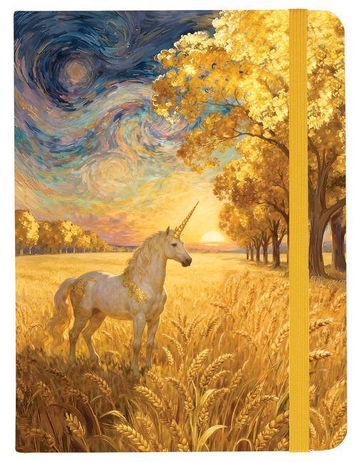Knjiga Golden Unicorn Journal (Diary, Notebook) 
