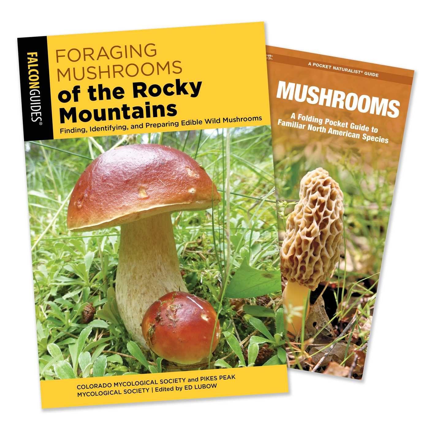 Книга Foraging Mushrooms of the Rocky Mountains Guidebook and Folding Pocket Guide Bundle James Kavanagh