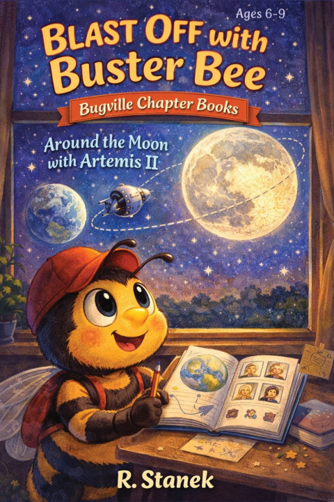 Kniha Blast Off With Buster Bee Around the Moon with Artemis II R Stanek