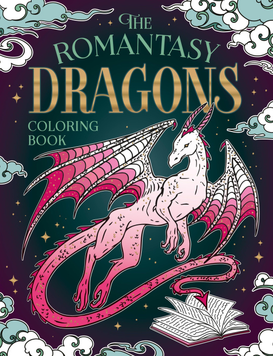 Book The Romantasy Dragons Coloring Book SUMMERSDALE PUBLISHERS