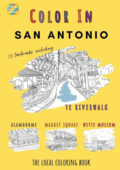Knjiga San Antonio Coloring Book 