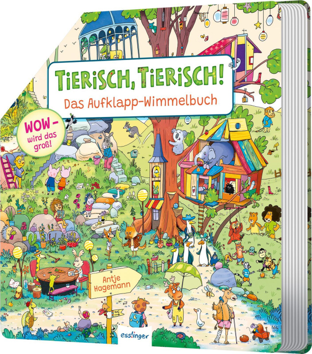 Boek Tierisch, Tierisch! Das Aufklapp-Wimmelbuch Antje Hagemann
