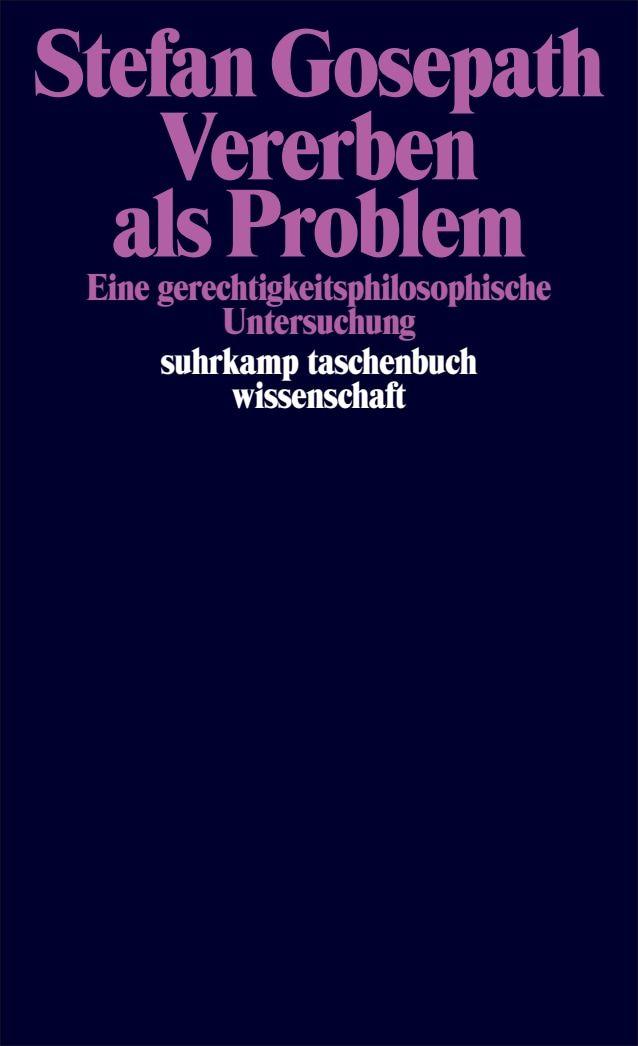 Kniha Vererben als Problem Stefan Gosepath