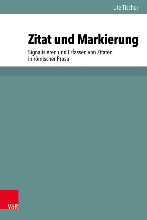 Книга Zitat und Markierung Ute Tischer