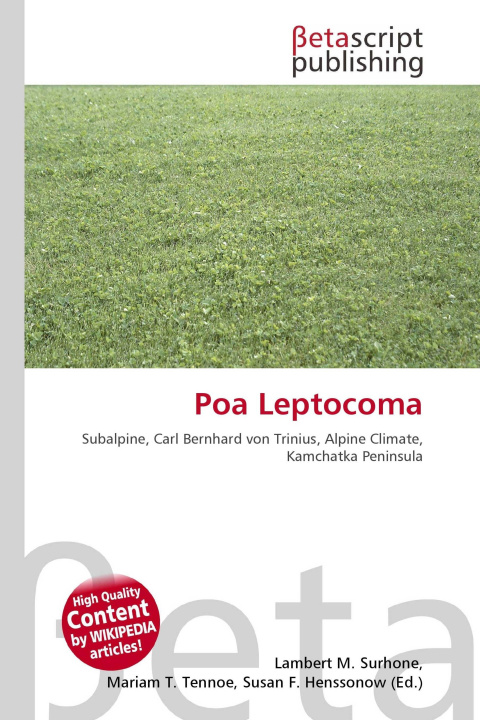 Knjiga Poa Leptocoma Mariam T. Tennoe
