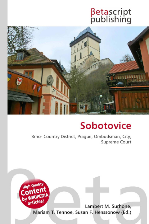 Kniha Sobotovice Mariam T. Tennoe