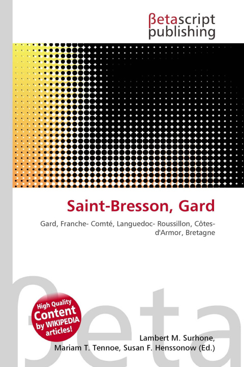 Kniha Saint-Bresson, Gard Mariam T. Tennoe