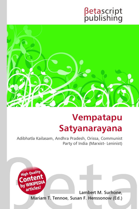 Kniha Vempatapu Satyanarayana Mariam T. Tennoe