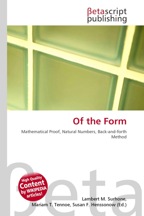 Knjiga Of the Form Mariam T. Tennoe
