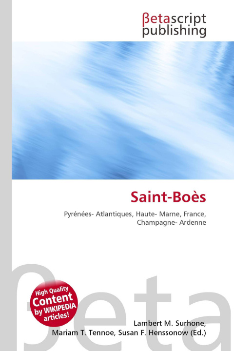 Kniha Saint-Boès Mariam T. Tennoe
