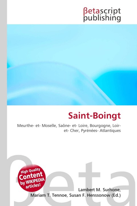 Kniha Saint-Boingt Mariam T. Tennoe