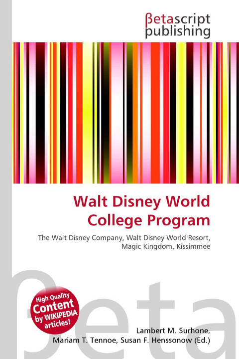 Kniha Walt Disney World College Program Mariam T. Tennoe
