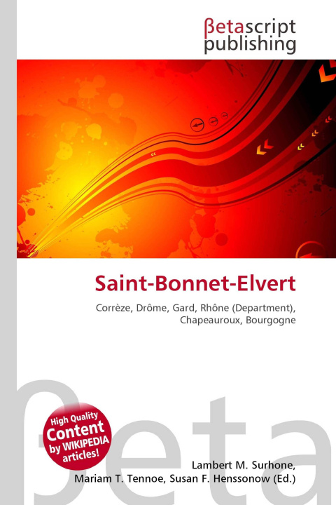 Kniha Saint-Bonnet-Elvert Mariam T. Tennoe