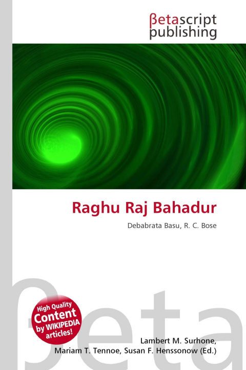 Boek Raghu Raj Bahadur Mariam T. Tennoe