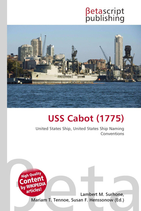 Knjiga USS Cabot (1775) Mariam T. Tennoe