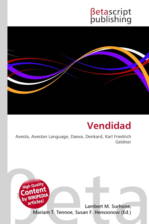 Kniha Vendidad Mariam T. Tennoe