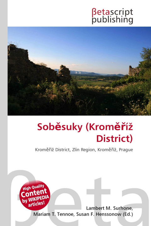 Kniha Sob¿suky (Krom¿¿í¿ District) Mariam T. Tennoe