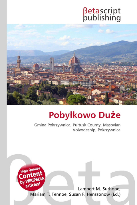 Kniha Poby¿kowo Du¿e Mariam T. Tennoe