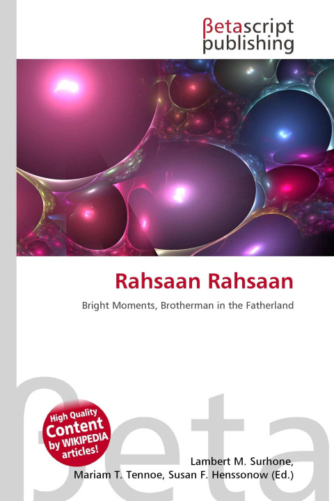 Book Rahsaan Rahsaan Mariam T. Tennoe