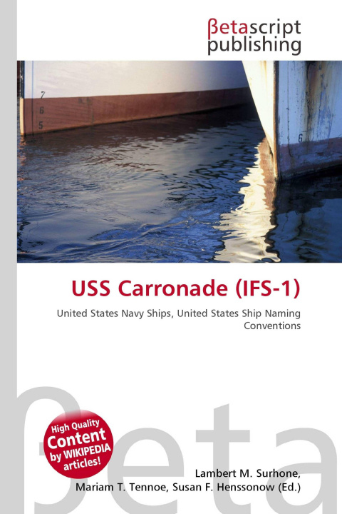 Kniha USS Carronade (IFS-1) Mariam T. Tennoe