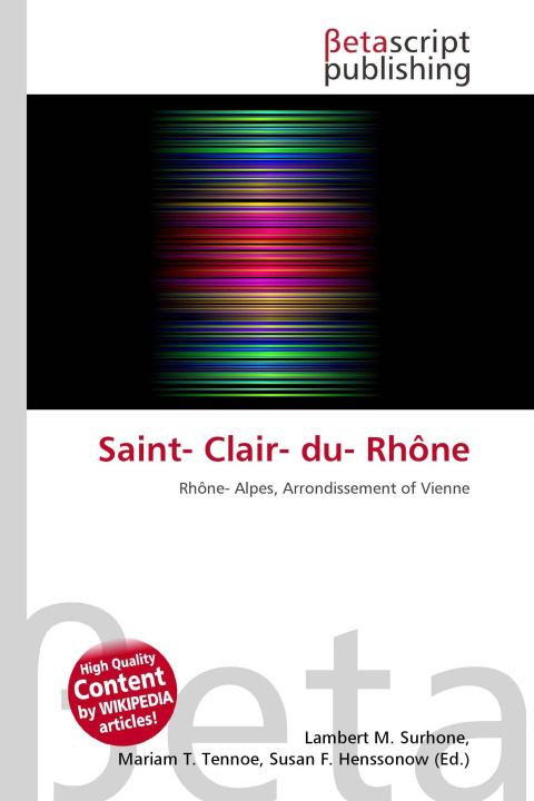 Kniha Saint- Clair- du- Rhône Mariam T. Tennoe