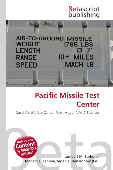 Kniha Pacific Missile Test Center Mariam T. Tennoe