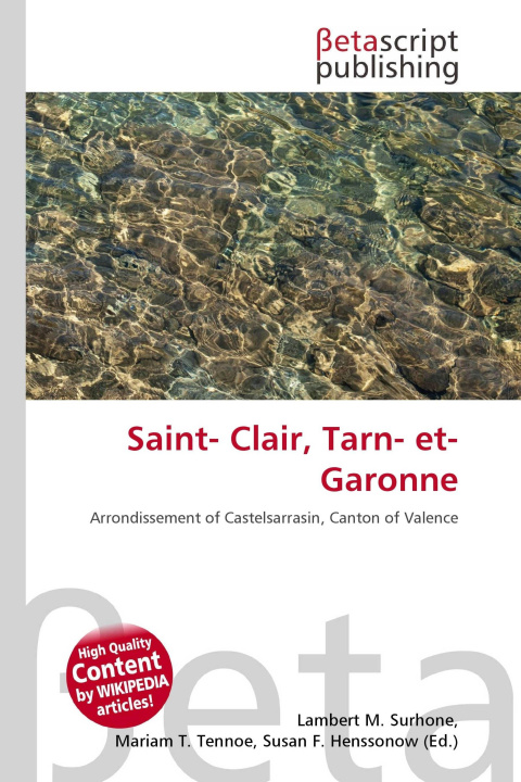 Kniha Saint- Clair, Tarn- et- Garonne Mariam T. Tennoe