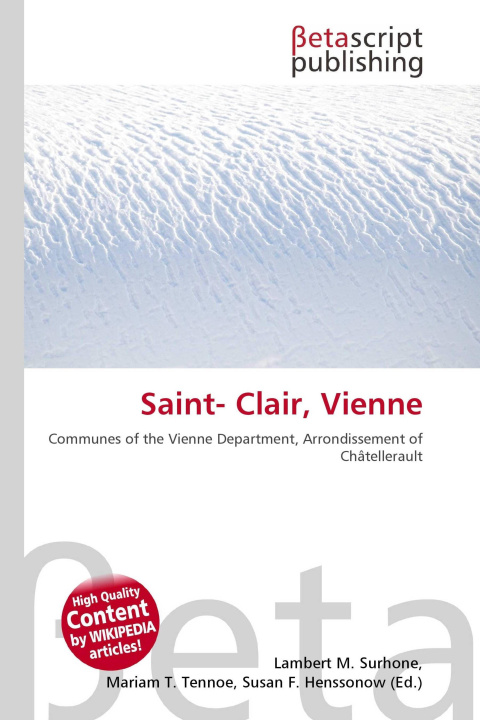 Kniha Saint- Clair, Vienne Mariam T. Tennoe