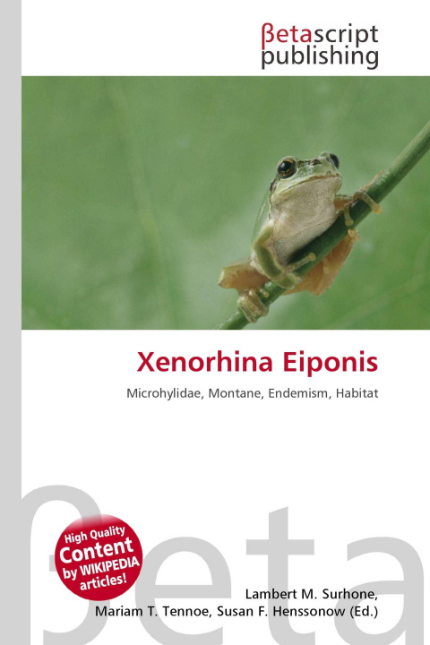 Kniha Xenorhina Eiponis Mariam T. Tennoe