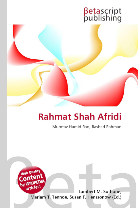 Kniha Rahmat Shah Afridi Mariam T. Tennoe