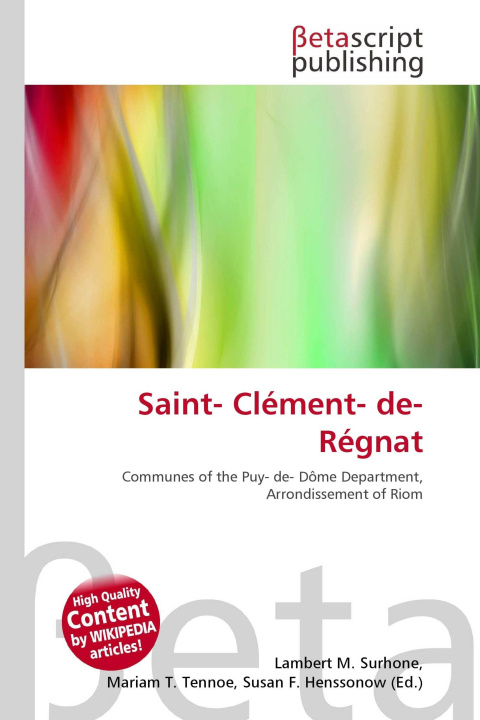 Kniha Saint- Clément- de- Régnat Mariam T. Tennoe