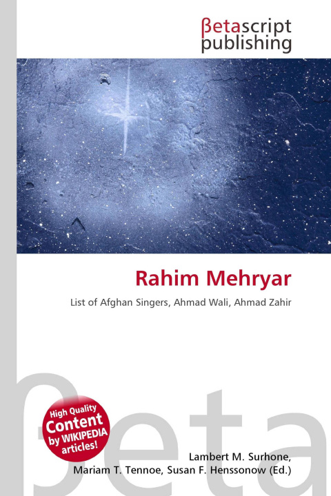 Book Rahim Mehryar Mariam T. Tennoe
