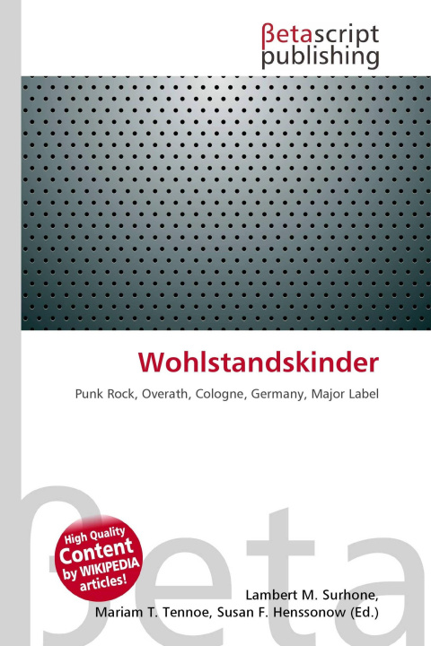 Kniha Wohlstandskinder Mariam T. Tennoe