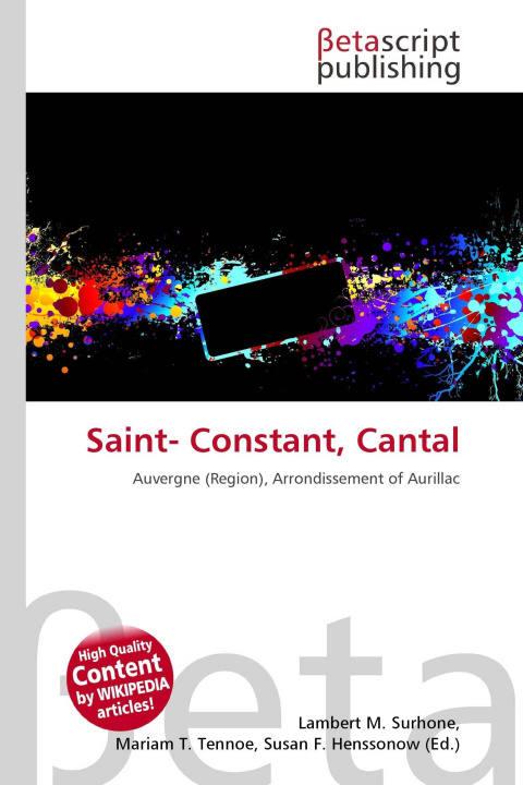 Book Saint- Constant, Cantal Mariam T. Tennoe
