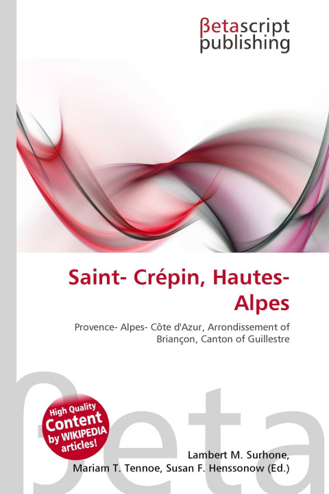 Knjiga Saint- Crépin, Hautes- Alpes Mariam T. Tennoe