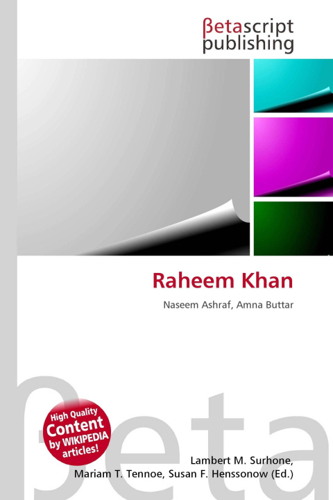 Kniha Raheem Khan Mariam T. Tennoe