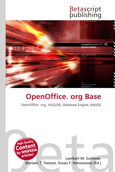 Kniha OpenOffice. org Base Mariam T. Tennoe