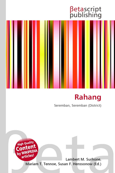 Kniha Rahang Mariam T. Tennoe
