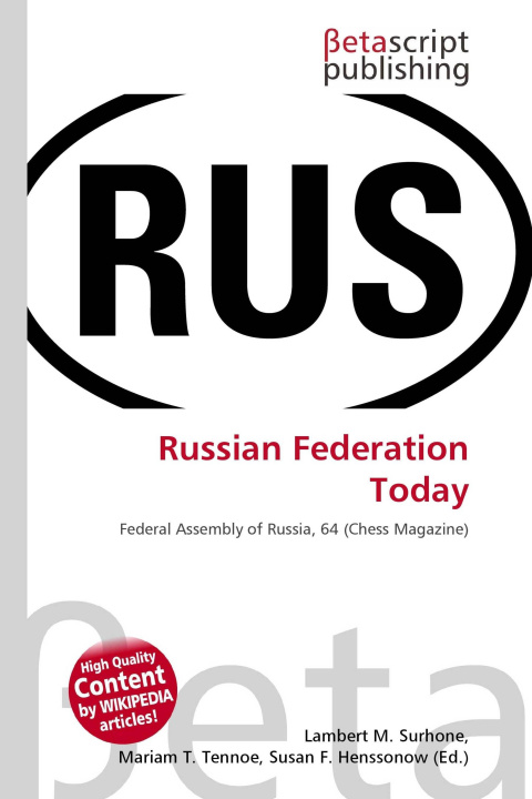 Kniha Russian Federation Today Mariam T. Tennoe