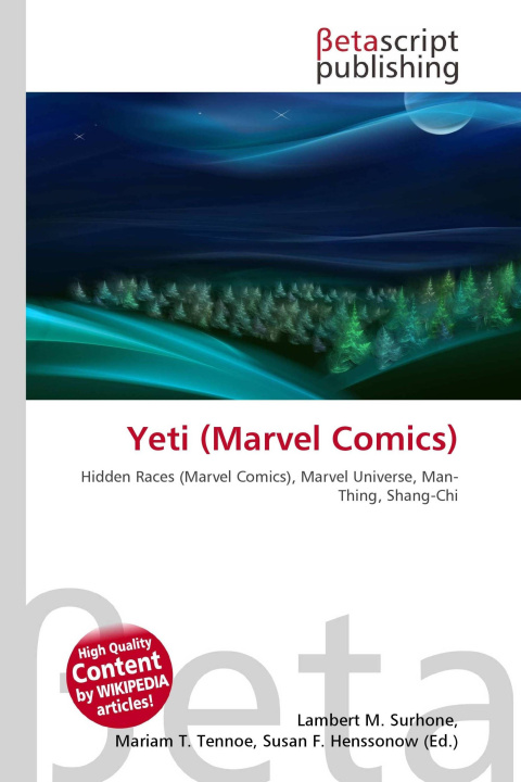 Kniha Yeti (Marvel Comics) Mariam T. Tennoe