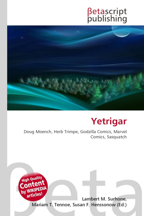 Kniha Yetrigar Mariam T. Tennoe