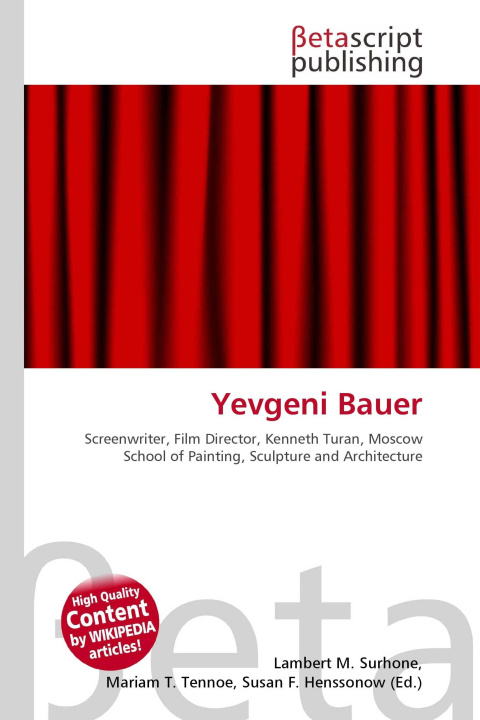 Kniha Yevgeni Bauer Mariam T. Tennoe