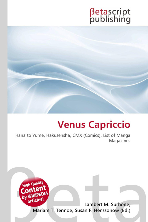 Book Venus Capriccio Mariam T. Tennoe