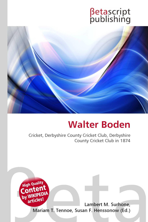 Knjiga Walter Boden Mariam T. Tennoe
