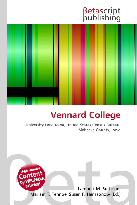 Kniha Vennard College Mariam T. Tennoe