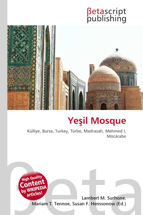 Kniha Ye¿il Mosque Mariam T. Tennoe