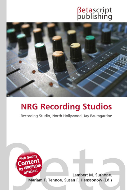 Kniha NRG Recording Studios Mariam T. Tennoe