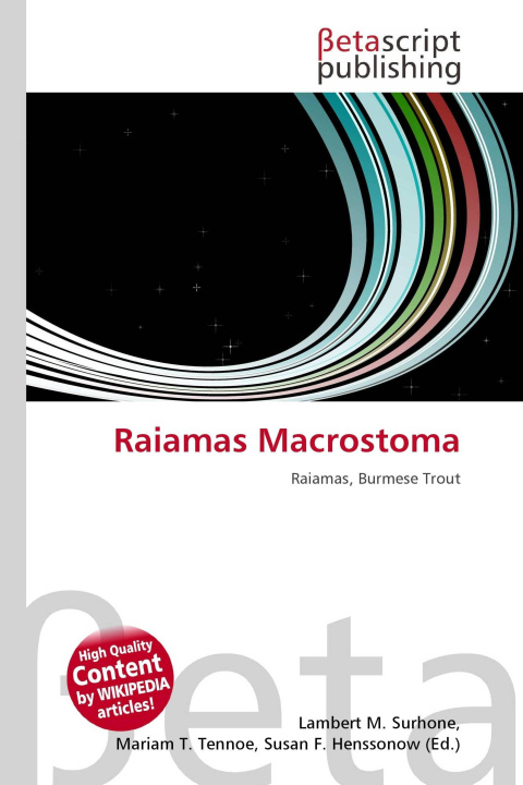 Kniha Raiamas Macrostoma Mariam T. Tennoe