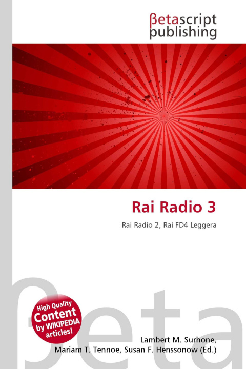 Könyv Rai Radio 3 Mariam T. Tennoe