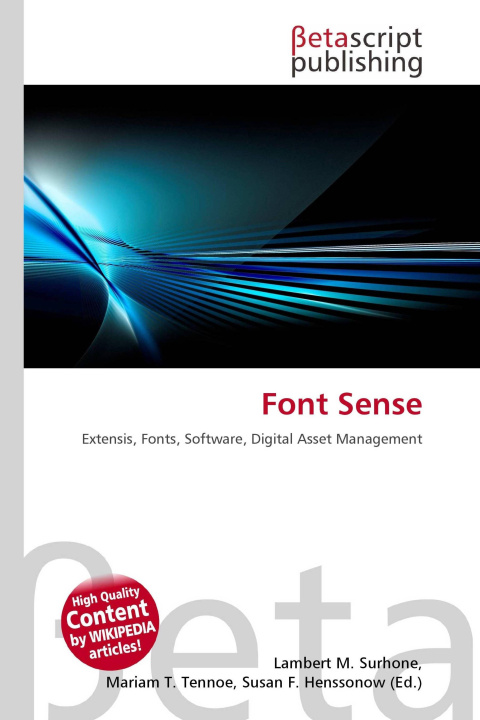 Book Font Sense Mariam T. Tennoe